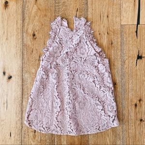 Pink lace tank top